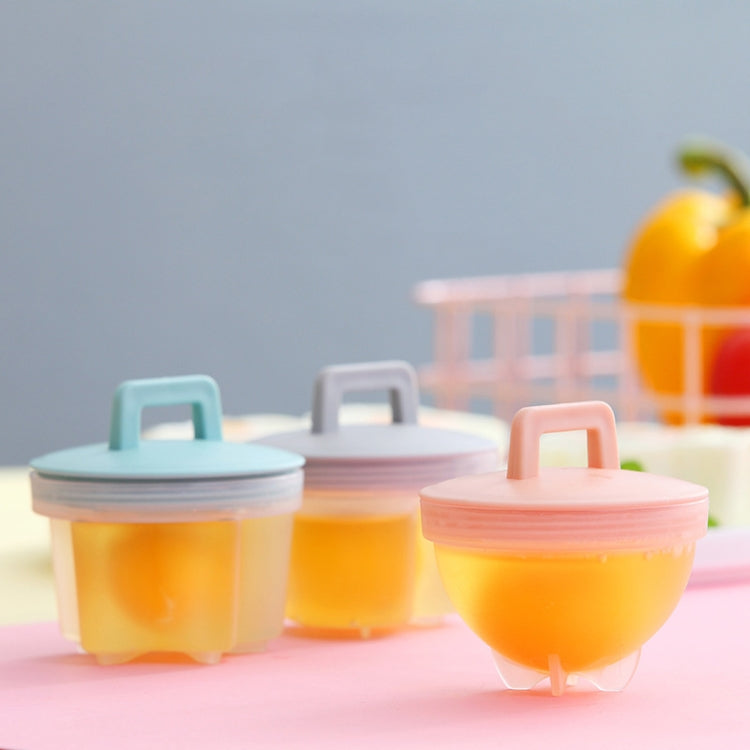 4 in 1 Poached Egg Mold Set Household Poached Egg Egg Cup Egg Steamer with Oil Brush