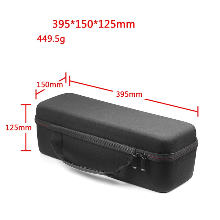 2 PCS Wireless Bluetooth Speaker Portable Protection Bag For Sony SRS-XB43(Black)