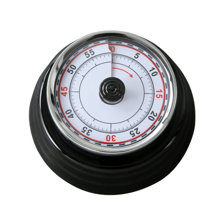 Kitchen Timer Convenient Home Timer Magnetic Alarm Clock(Black)
