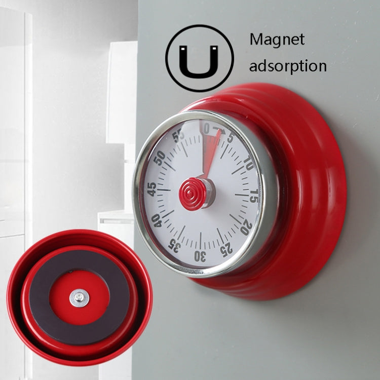 Kitchen Timer Convenient Home Timer Magnetic Alarm Clock(Black)