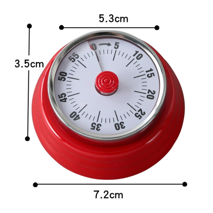 Kitchen Timer Convenient Home Timer Magnetic Alarm Clock(Black)
