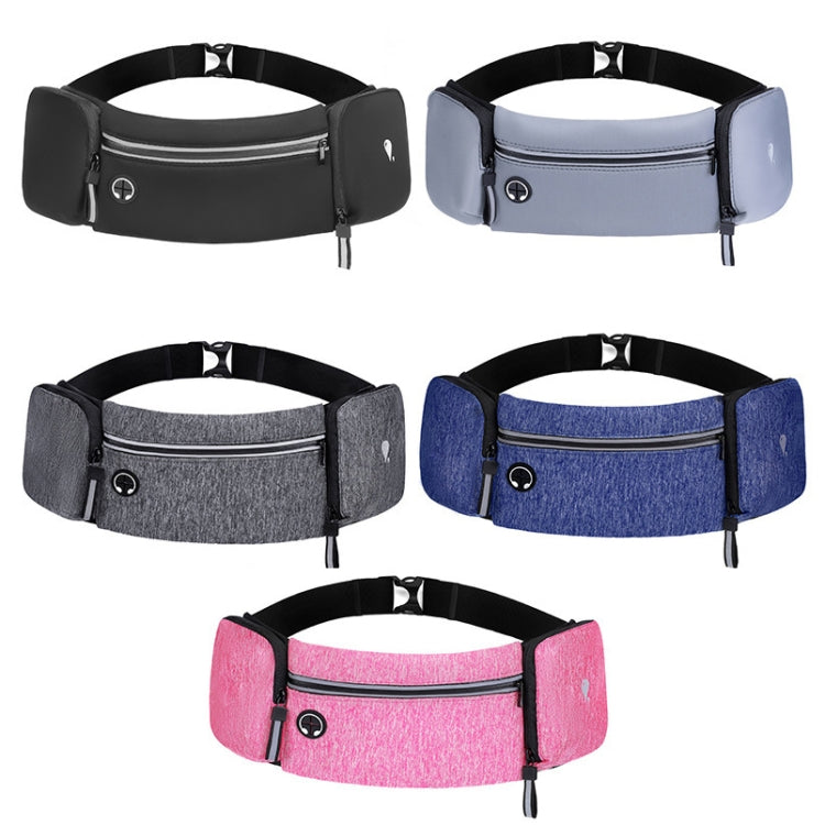 2 PCS 7 inch Outdoor Mountaineering Waist Bag Running Fitness Water Bottle Large Capacity Storage Bag