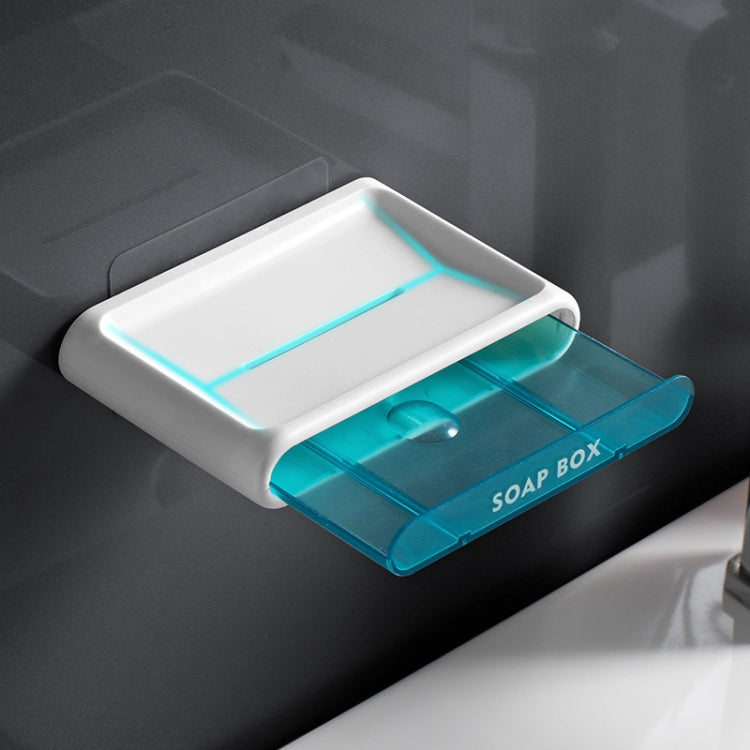 3 PCS Double-Layer Drain Soap Box Bathroom Without Perforation Wall-Mounted Creative Drain Rack