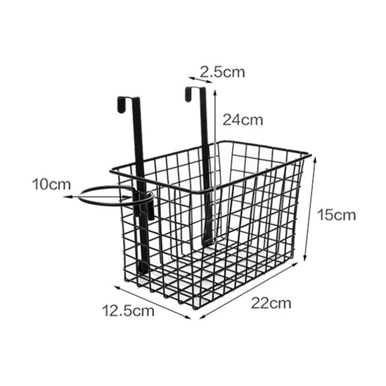 Dormitory Wrought Iron Storage Basket Household Bathroom Rack
