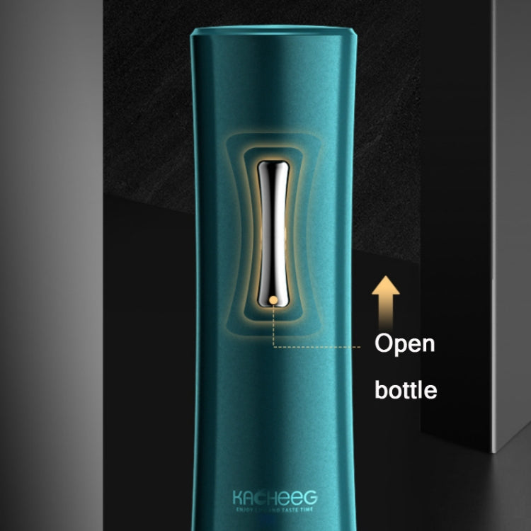 Kacheeg Wine Electric Bottle Opener Household Wine Automatic Bottle Opener, Colour: Dark Green