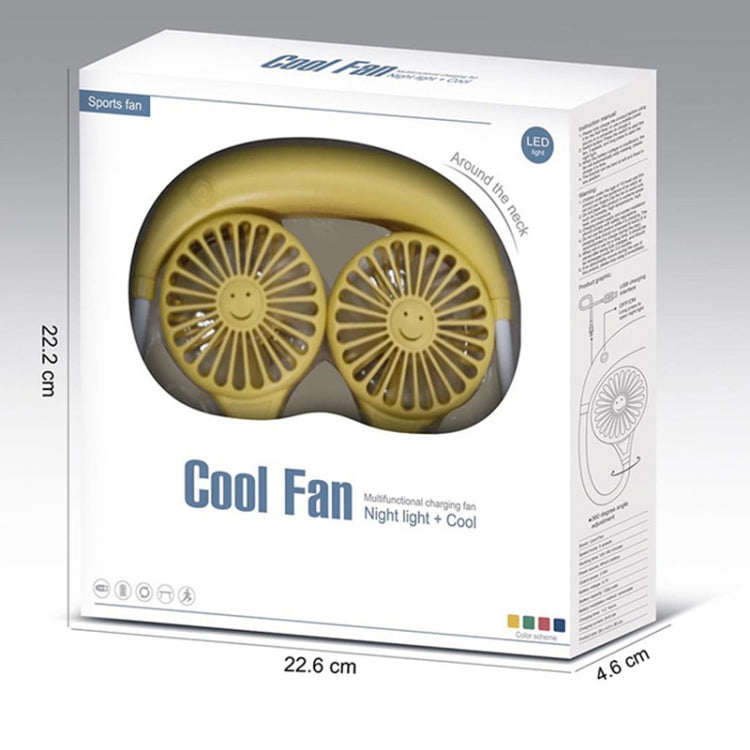USB Lazy Hanging Neck Fan Sports Portable Multifunctional Pocket Fan