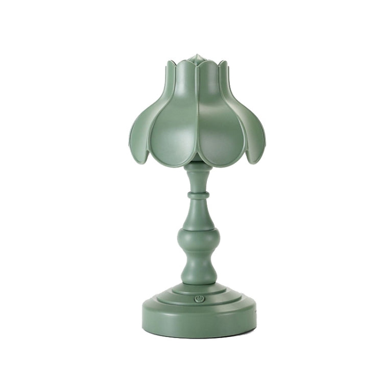 Retro Charging Table Lamp Bedroom Bed LED Eye Protection Light