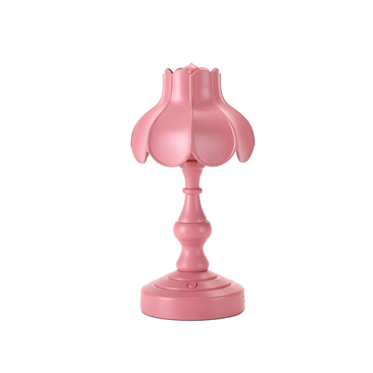 Retro Charging Table Lamp Bedroom Bed LED Eye Protection Light