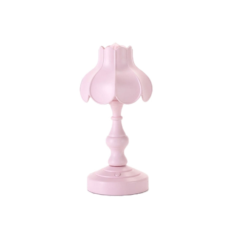 Retro Charging Table Lamp Bedroom Bed LED Eye Protection Light
