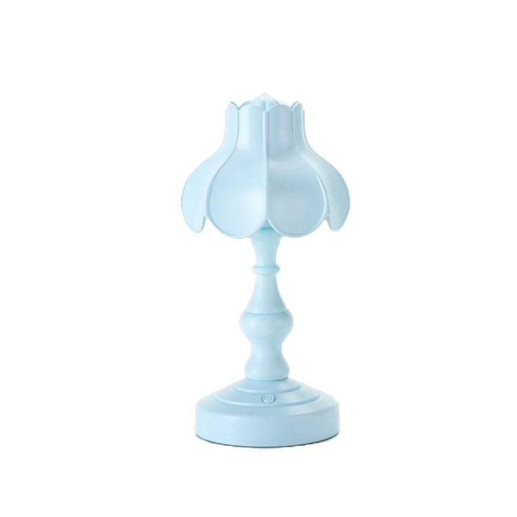Retro Charging Table Lamp Bedroom Bed LED Eye Protection Light