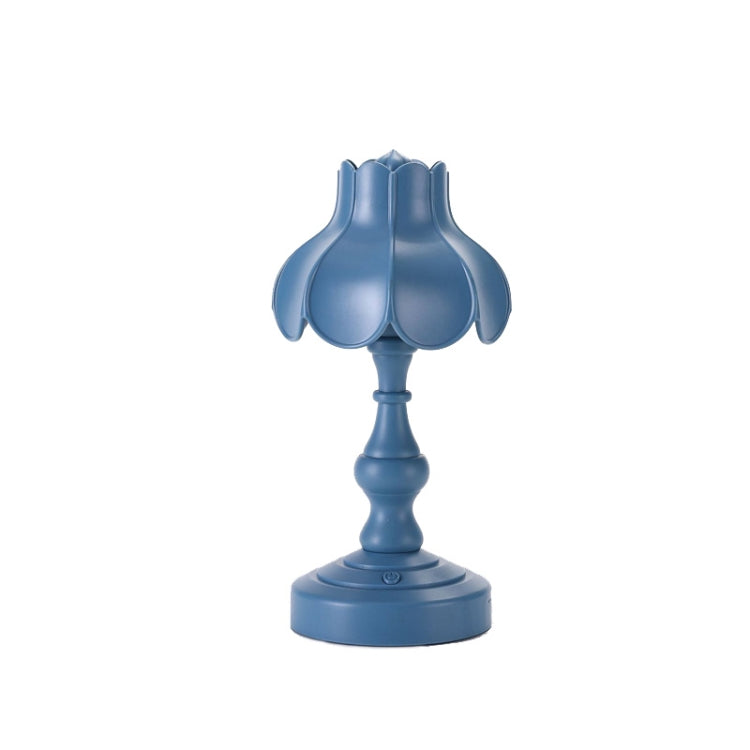 Retro Charging Table Lamp Bedroom Bed LED Eye Protection Light