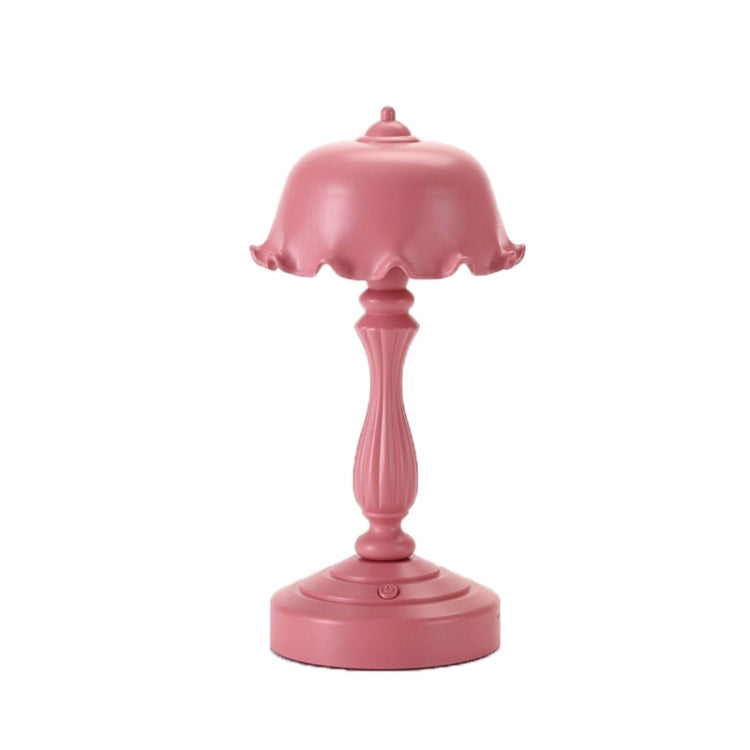 Retro Charging Table Lamp Bedroom Bed LED Eye Protection Light