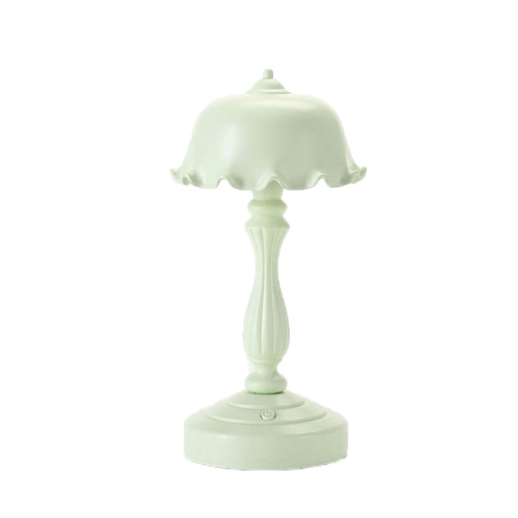 Retro Charging Table Lamp Bedroom Bed LED Eye Protection Light