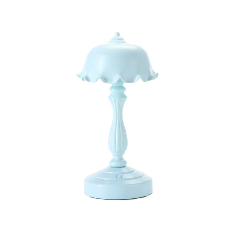 Retro Charging Table Lamp Bedroom Bed LED Eye Protection Light