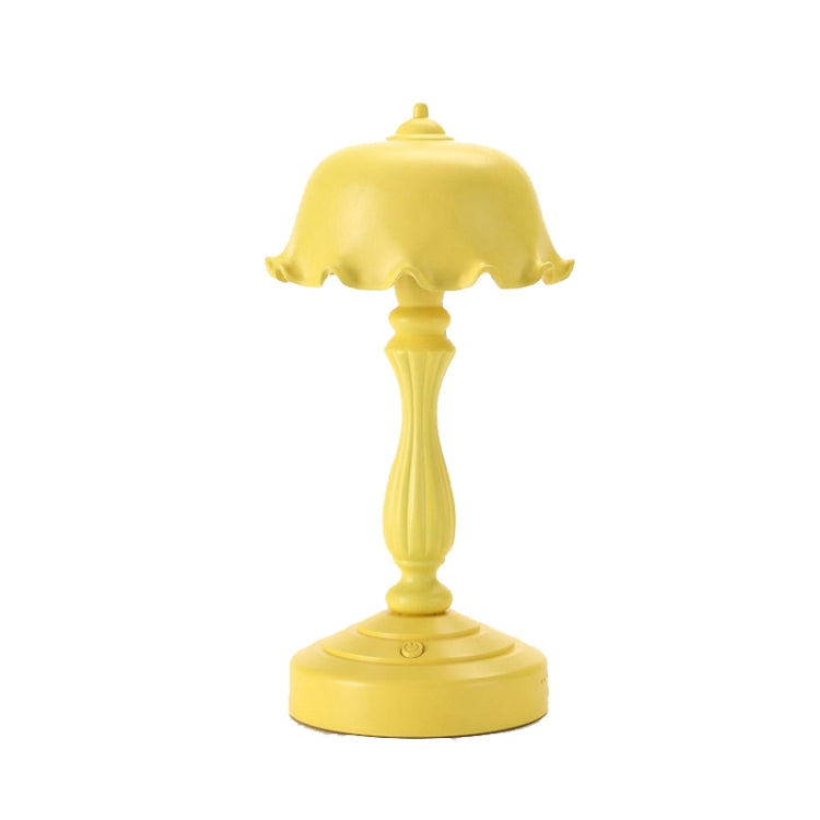 Retro Charging Table Lamp Bedroom Bed LED Eye Protection Light