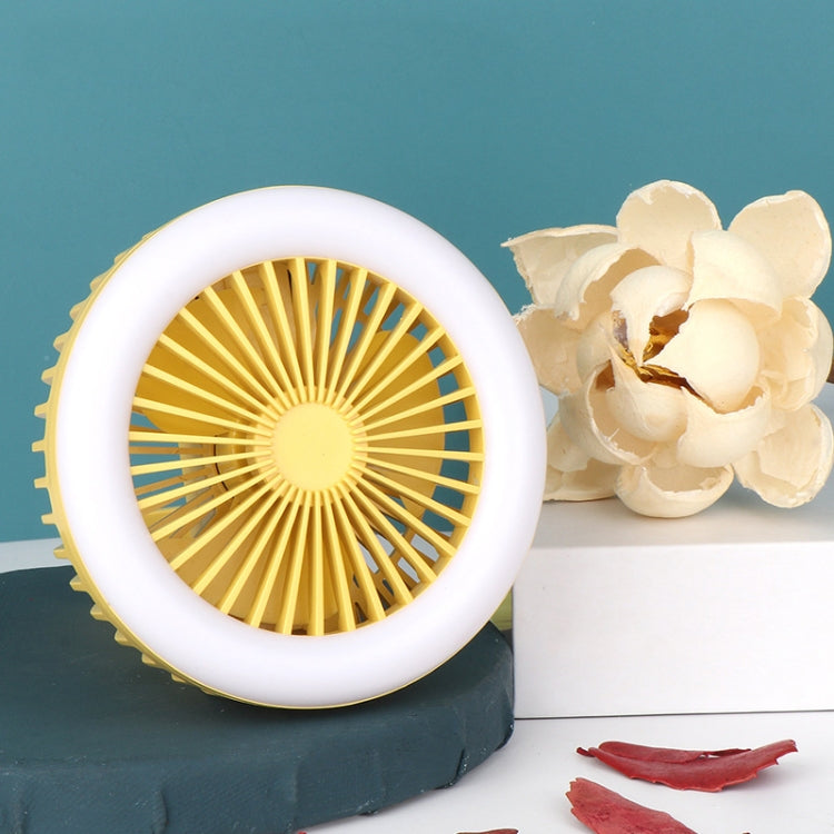 6355 Mini Carabiner Folding Fan Night Light
