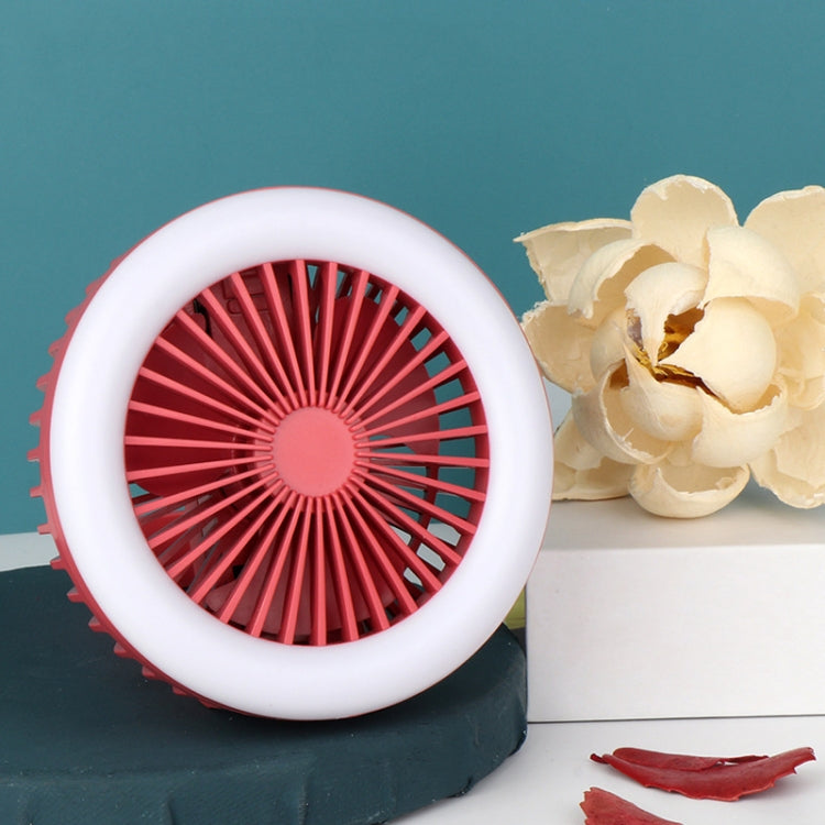 6355 Mini Carabiner Folding Fan Night Light