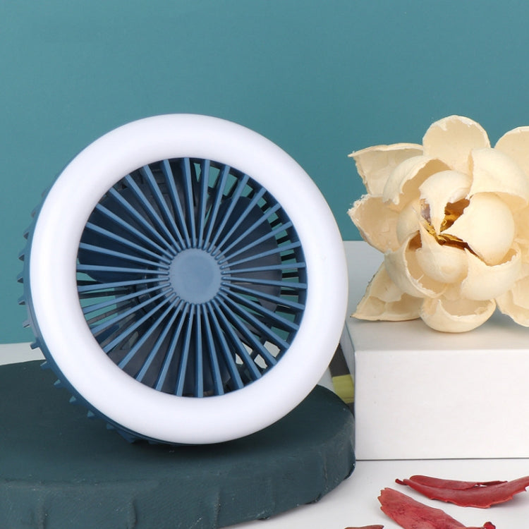 6355 Mini Carabiner Folding Fan Night Light