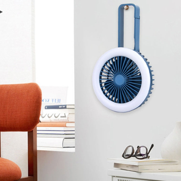 6355 Mini Carabiner Folding Fan Night Light