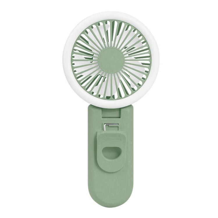 YS2214 Mini Mobile Phone Clip Small Fan Beauty Fill Light Portable USB Silent Desktop Fan