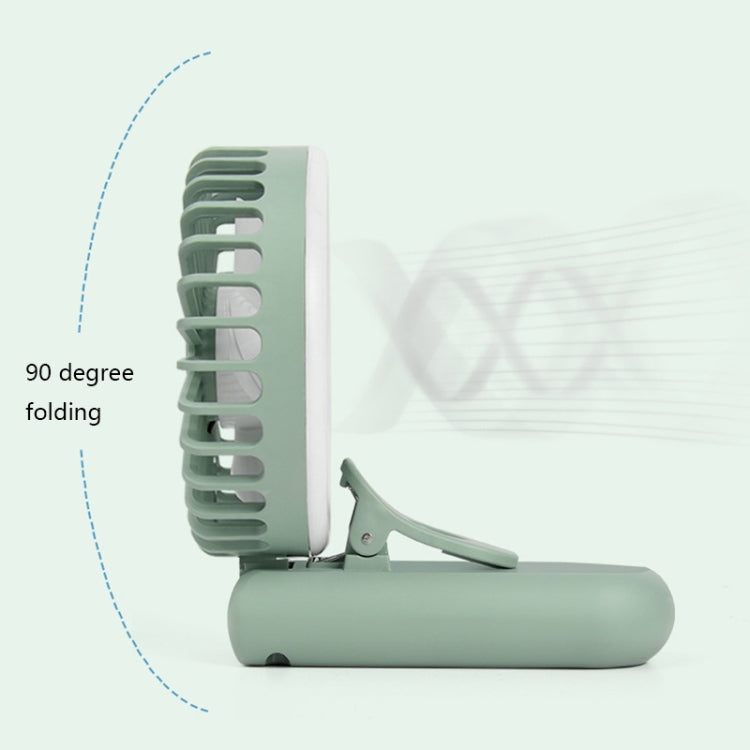 YS2214 Mini Mobile Phone Clip Small Fan Beauty Fill Light Portable USB Silent Desktop Fan