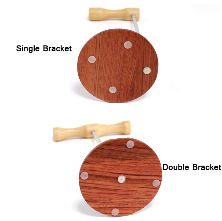 Creative Metal Rod Wooden Head-mounted Headphone Stand Display Holder, Colour: Single-sided White Metal Rod