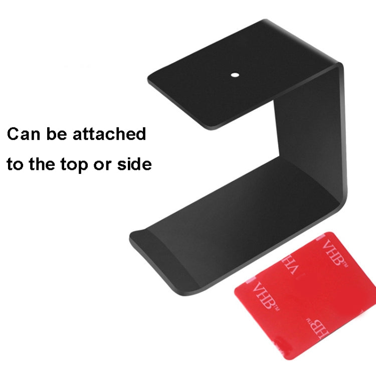 2 PCS Z5 All-Aluminum Alloy Headphone Holder Hanger Hook Wall Display Shelf