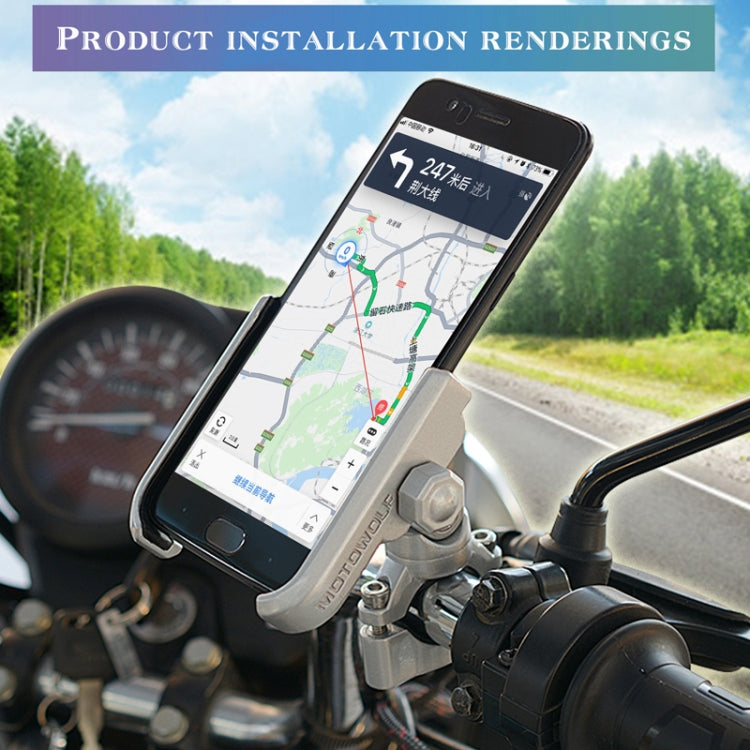 Bicycle Riding Navigation Mobile Phone Holder Motorcycle Car Aluminum Alloy Mobile Phone Holder