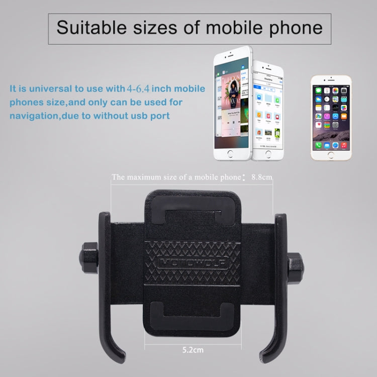 Bicycle Riding Navigation Mobile Phone Holder Motorcycle Car Aluminum Alloy Mobile Phone Holder