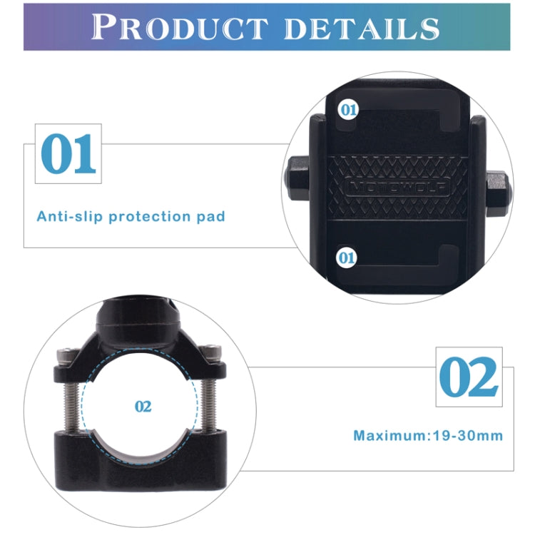 Bicycle Riding Navigation Mobile Phone Holder Motorcycle Car Aluminum Alloy Mobile Phone Holder