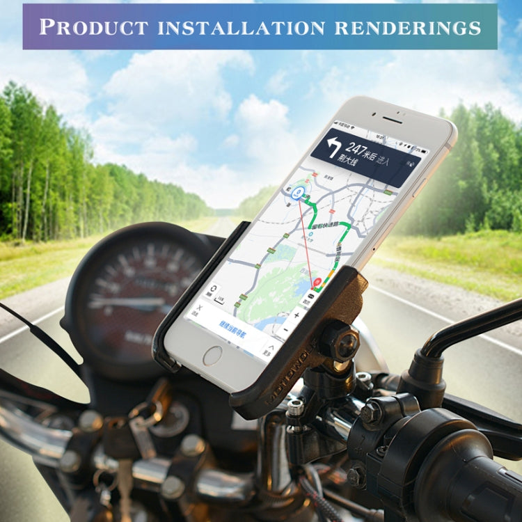 Bicycle Riding Navigation Mobile Phone Holder Motorcycle Car Aluminum Alloy Mobile Phone Holder