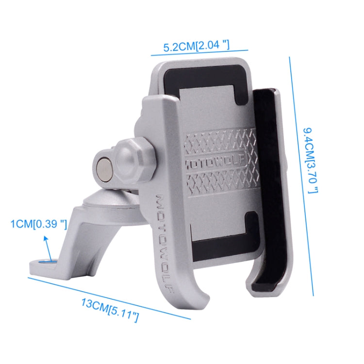 Bicycle Riding Navigation Mobile Phone Holder Motorcycle Car Aluminum Alloy Mobile Phone Holder