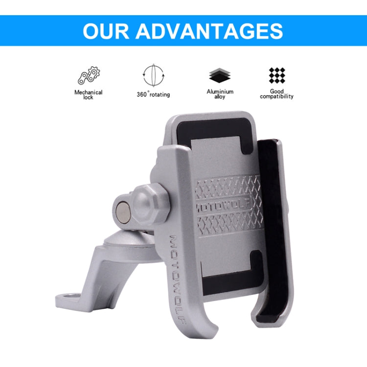 Bicycle Riding Navigation Mobile Phone Holder Motorcycle Car Aluminum Alloy Mobile Phone Holder