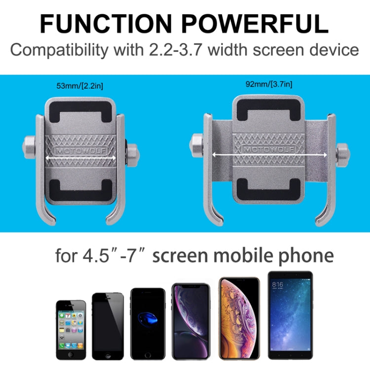 Bicycle Riding Navigation Mobile Phone Holder Motorcycle Car Aluminum Alloy Mobile Phone Holder