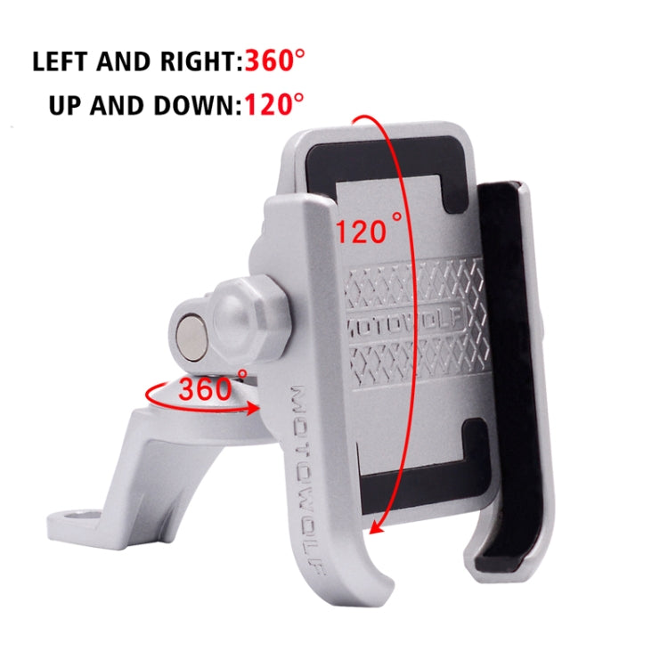 Bicycle Riding Navigation Mobile Phone Holder Motorcycle Car Aluminum Alloy Mobile Phone Holder