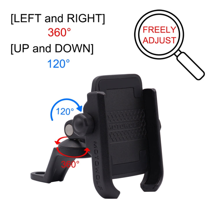 Bicycle Riding Navigation Mobile Phone Holder Motorcycle Car Aluminum Alloy Mobile Phone Holder