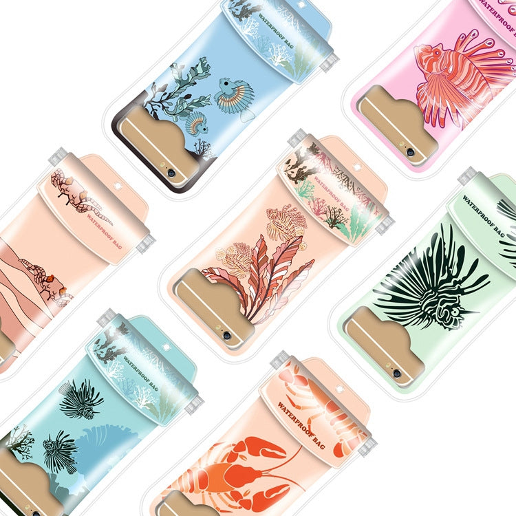 4 PCS Transparent Hanging Neck Waterproof Mobile Phone Bag Sleeve Underwater World Large Mobile Phone Waterproof Bag