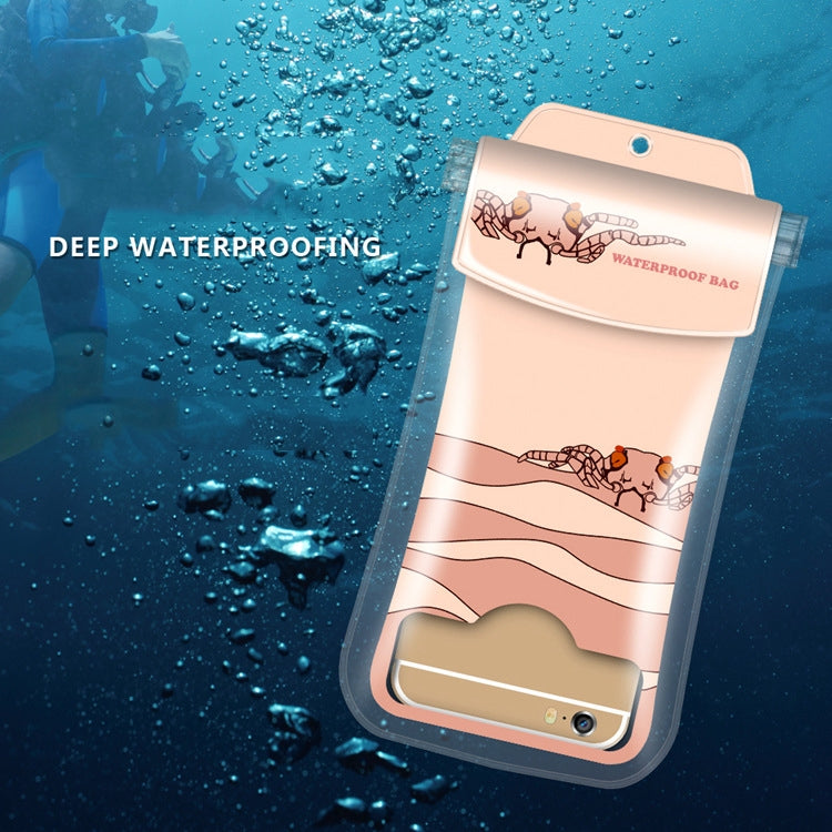 4 PCS Transparent Hanging Neck Waterproof Mobile Phone Bag Sleeve Underwater World Large Mobile Phone Waterproof Bag