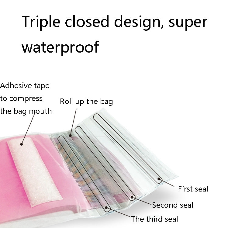 4 PCS Transparent Hanging Neck Waterproof Mobile Phone Bag Sleeve Underwater World Large Mobile Phone Waterproof Bag