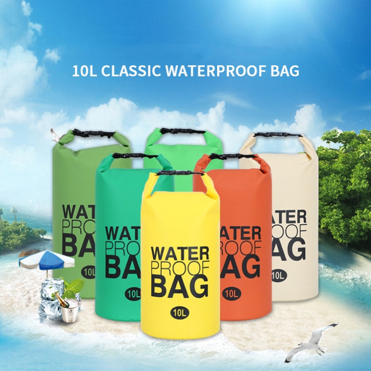 10L PVC Outdoor Drifting Waterproof Bag Diving Waterproof Bucket Bag