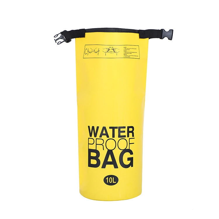 10L PVC Outdoor Drifting Waterproof Bag Diving Waterproof Bucket Bag