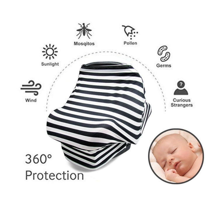Multifunctional Enlarged Stroller Windshield Breastfeeding Towel Baby Seat Cover