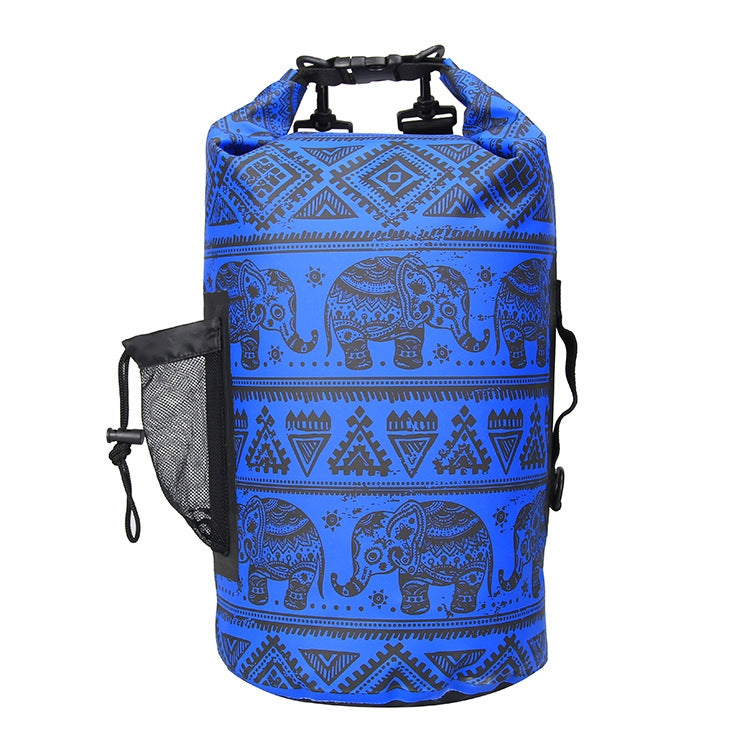 15L Retro Style Outdoor Sports Rafting Waterproof Bucket Bag Swimming Waterproof Backpack
