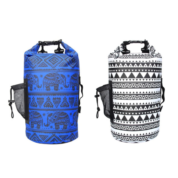 15L Retro Style Outdoor Sports Rafting Waterproof Bucket Bag Swimming Waterproof Backpack