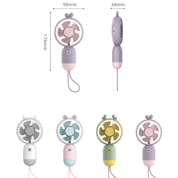 C2261 USB Portable Big Wind Super Quiet Mini Multi-Function Handheld Fan