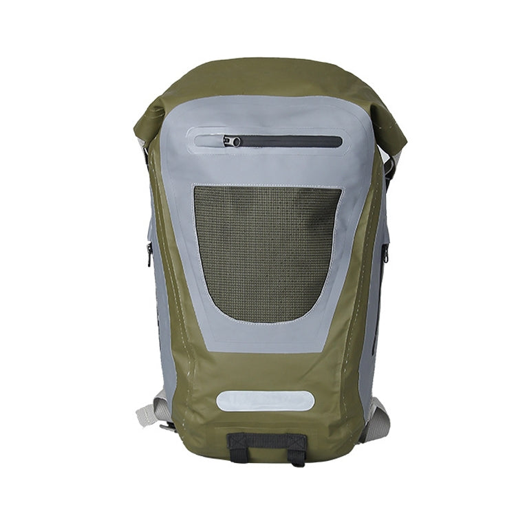 25L Outdoor Sports Waterproof Backpack PVC Cycling Travel Storage Bag