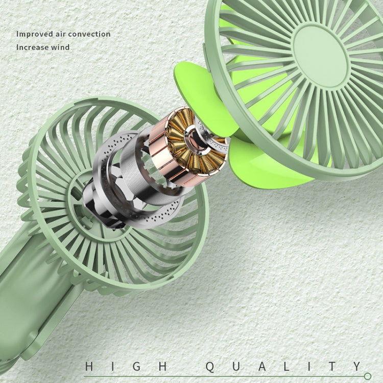 F1 USB Portable Lazy Hanging Neck Fan Mini Folding Handheld Fan