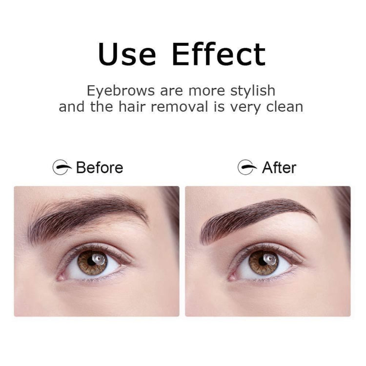 2 In 1  Electric Shaver Lady Eyebrow Trimmer Lipstick Automatic Facial Hair Removal Device, Style: Dry Battery