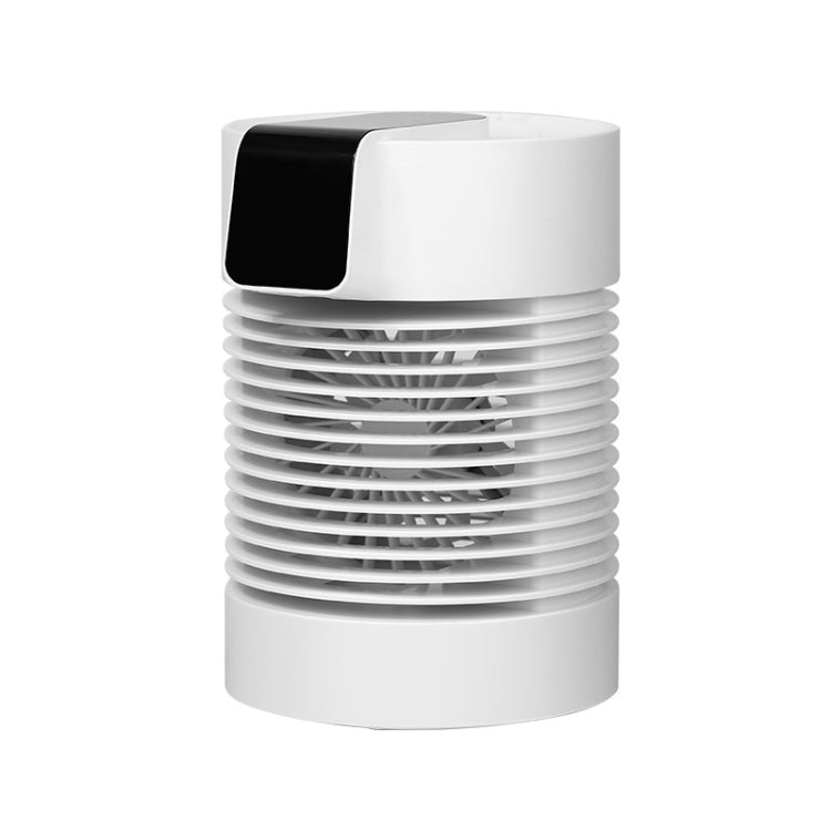 F22 Office And Home Touch Screen Adjustment Rotating Shaking Head Spray Humidification USB Silent Fan(White)