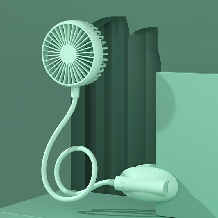 WS13 Sport Lazy Hanging Neck Fan Portable Folding Desktop Fan